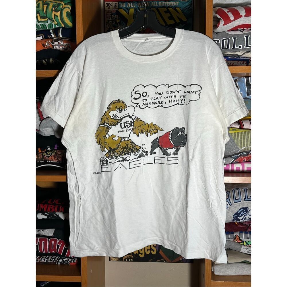 Vintage 80s USM Golden Eagles University Rivalry Tee